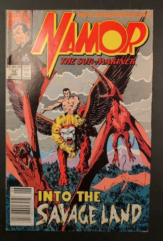 Namor Sub-Mariner Comic Lot 3 Issues #5 #15 #27 Marvel 1990-92 Reader gallery