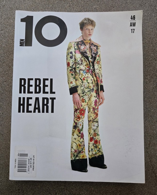 Lot (2) UK TEN 10 MEN MAGAZINE #46 & #49 Fashion Style Design Rebel Heart HTF gallery