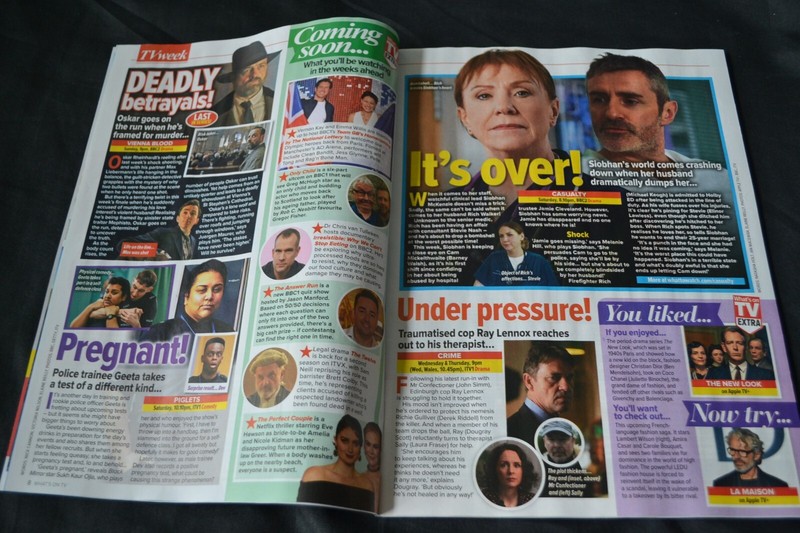 UK What's On TV Magazine 10/08/24 August 10th 2024 Emmerdale Paddy Lisa Wedding gallery