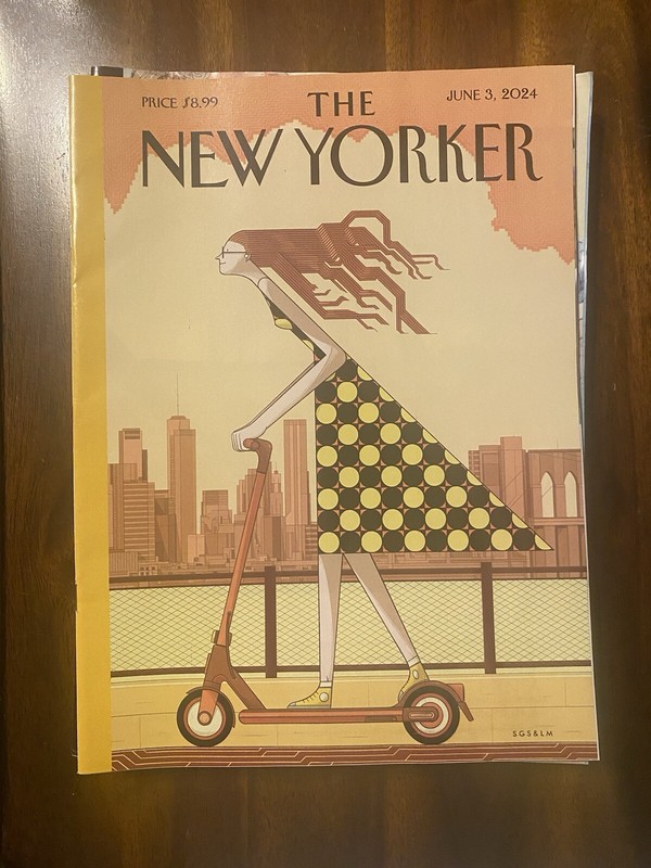 THE NEW YORKER Magazine June 3 2024 «Scoot» Sergio Garcia Sanchez Crossword Done