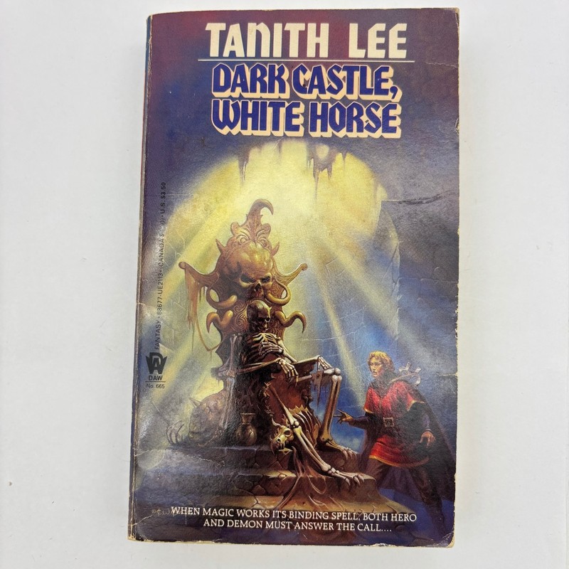 Dark Castle, White Horse Tanith Lee 1986 Fantasy First DAW Printing DAW Books
