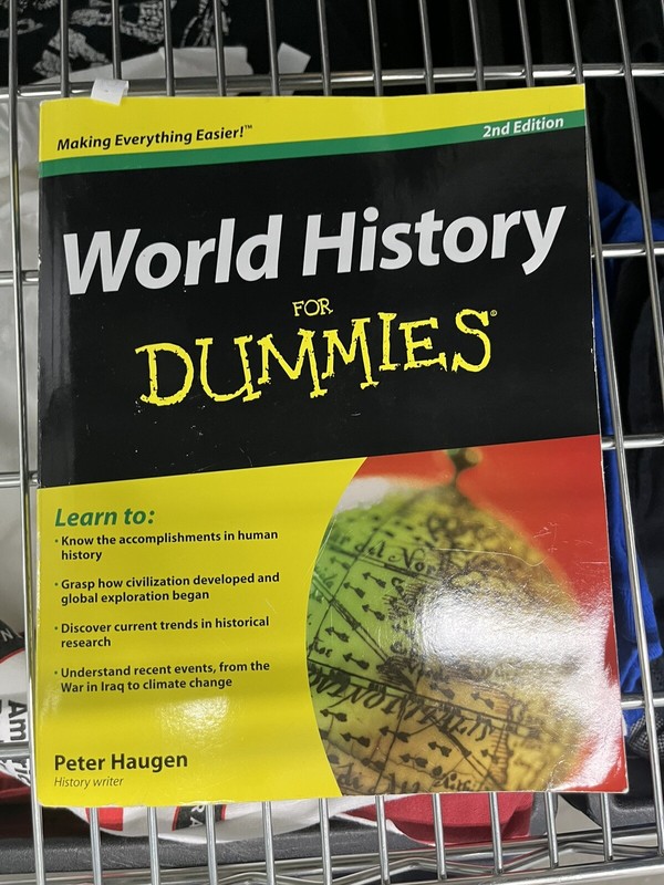 World History for Dummies by Peter Haugen (2009, Trade Paperback)