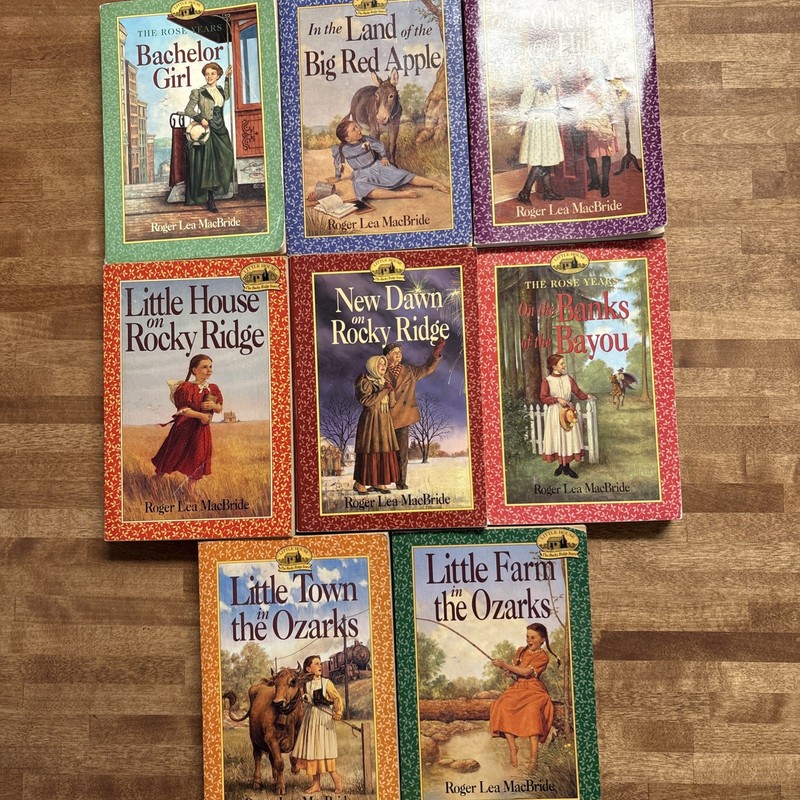 Complete Set Series – Lot of 8 Little House the Rose Years by Roger Lea Macbride