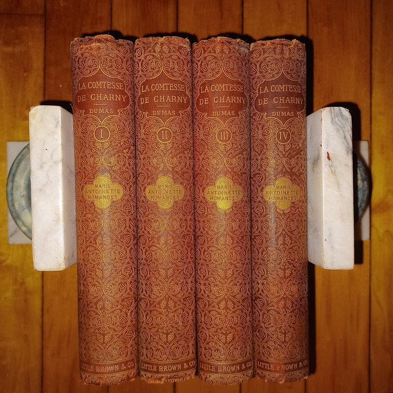 The Romances of Alexandre Dumas Comtesse De Charny Vol 1 2 3 4 HC Book 1890 1894