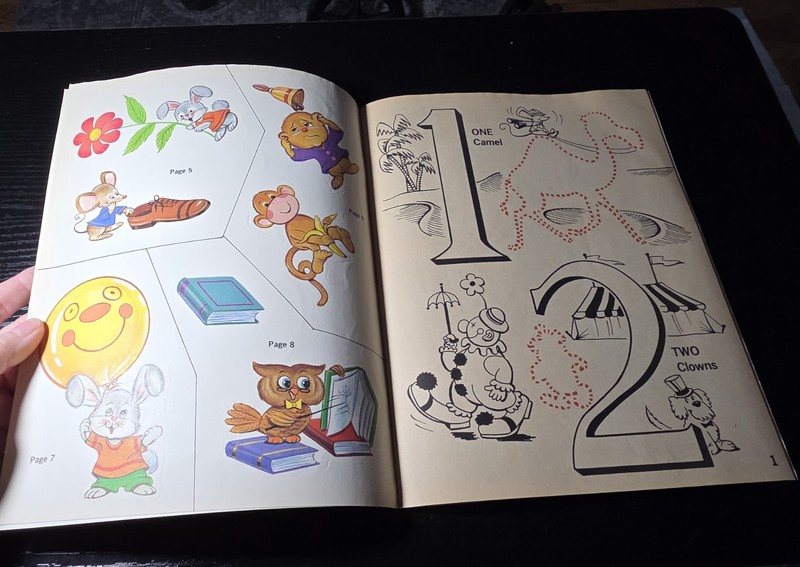 Vintage 1986 Creative Child Press - Fun Stickers Numbers - Activity Book gallery