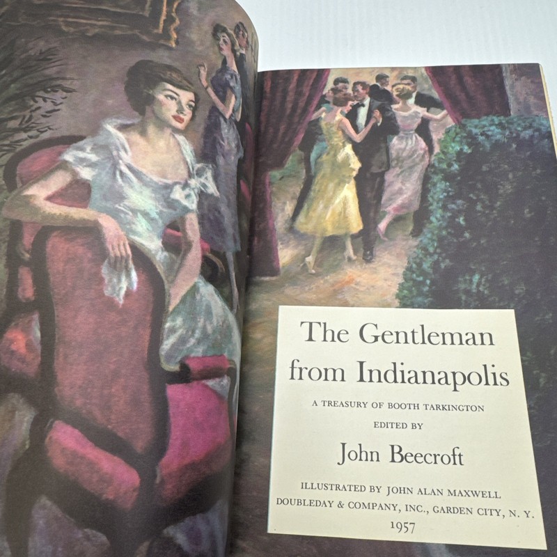 John Beecroft The Gentleman from Indianapolis Treasury Booth Tarkington 1957 HC