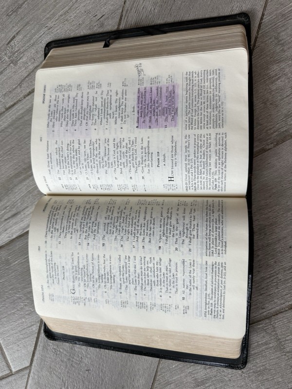 🤲 Moody Ryrie Study Bible 1978 NASB Red Letter Bonded Leather gallery