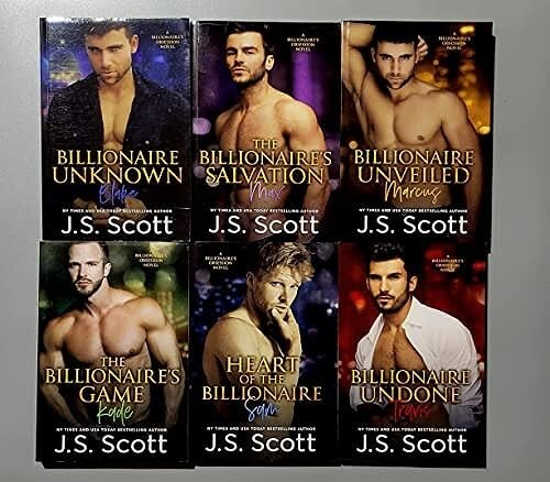 Billionaire’s Obsession 6 Book Set – J. S. Scott – PB – Very Good