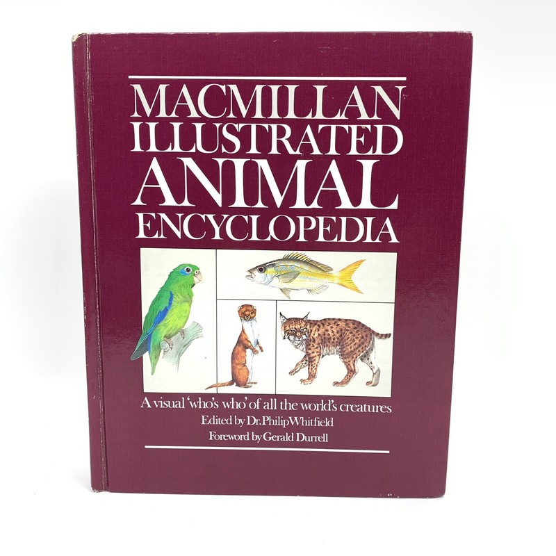 MacMillan Illustrated Animal Encyclopedia Full Color Dr Philip Whitfield 1984