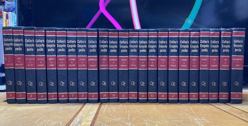 Vintage Colliers Encyclopedia 1966 Complete 1-24 Plus 9 Yearbooks