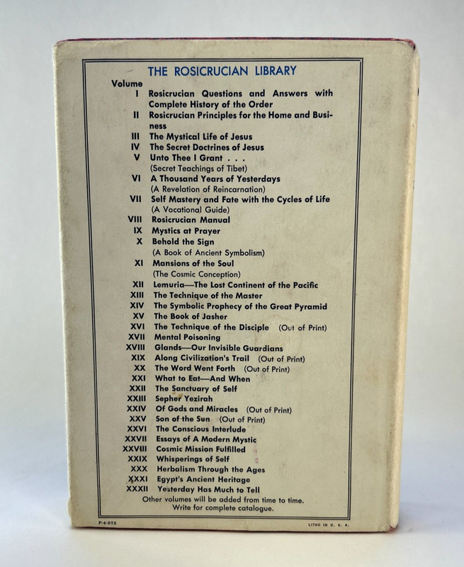 Mansions of the Soul H Spencer Lewis 1948 Rosicrucian Reincarnation Occult AMORC gallery