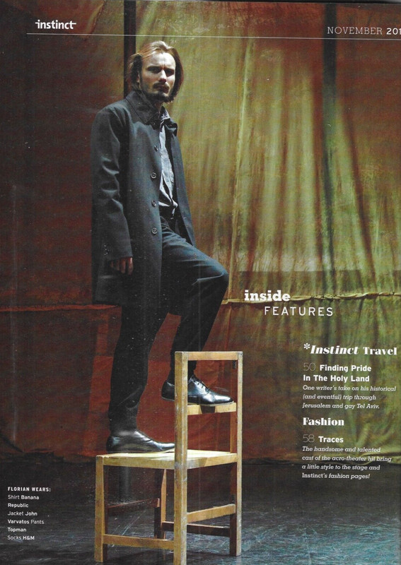 Instinct Gay Magazine Leading Men Rick Welts Men's Fashion Jerusalem Tel Aviv gallery