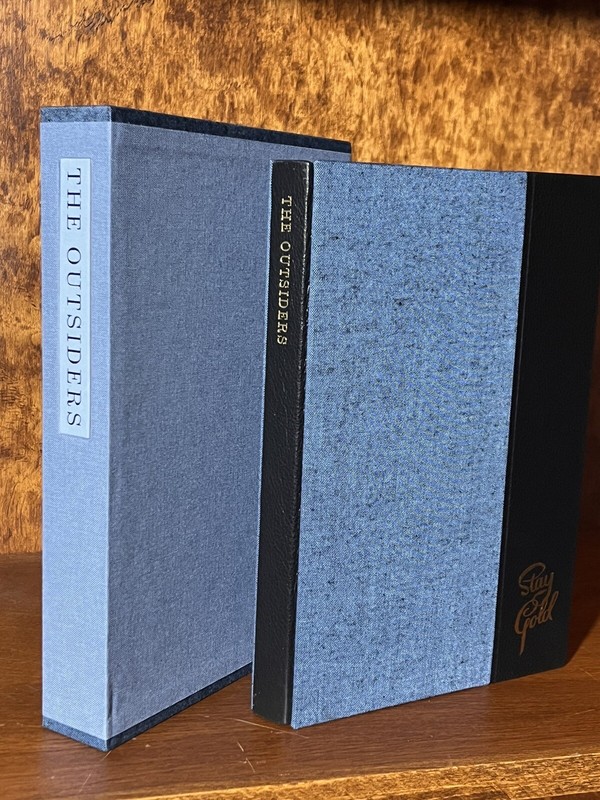 THE OUTSIDERS S.E. Hinton Signed Limited Edition SUNTUP PRESS #38/350 2023