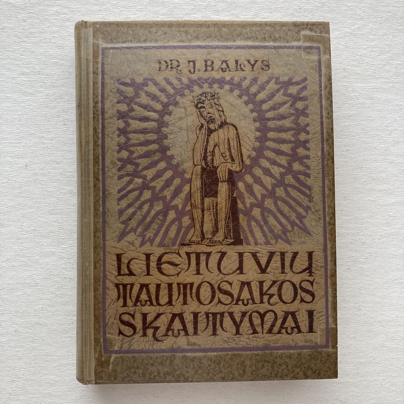 Vintage 1948 Lietuviu Tautosakos Skaitymai Jonas Balys Patria HC Lithuanian