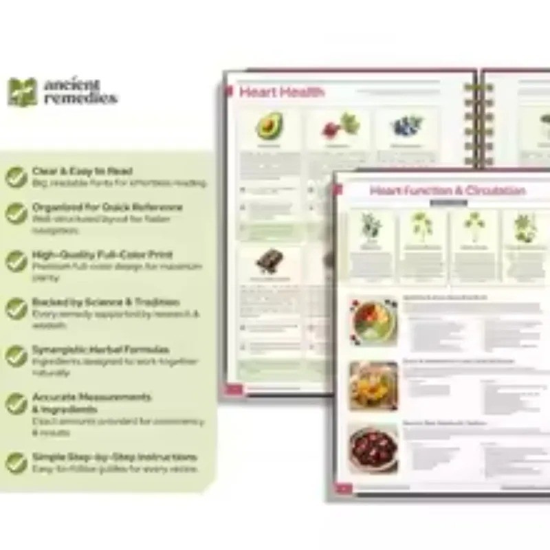 The Natural Healing Handbook, Spiral-Bound Guide for Herbal Remedies and Natural gallery