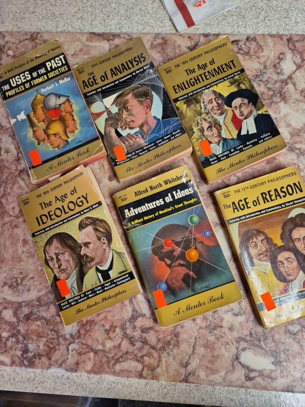 Mentor Books Lot of 6 Ages Of Analysis Ideology Reason Enlightenment Ideas