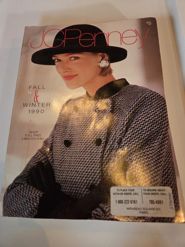 JC Penney Fall Winter 1990 Advertising Catalog Vintage Home & Fashion Classic