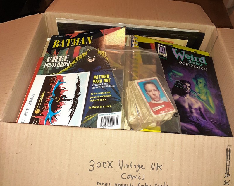 300x Huge VINTAGE UK COMICS LOT Eagle Batman Spider-man Football Tiger TV Comic gallery