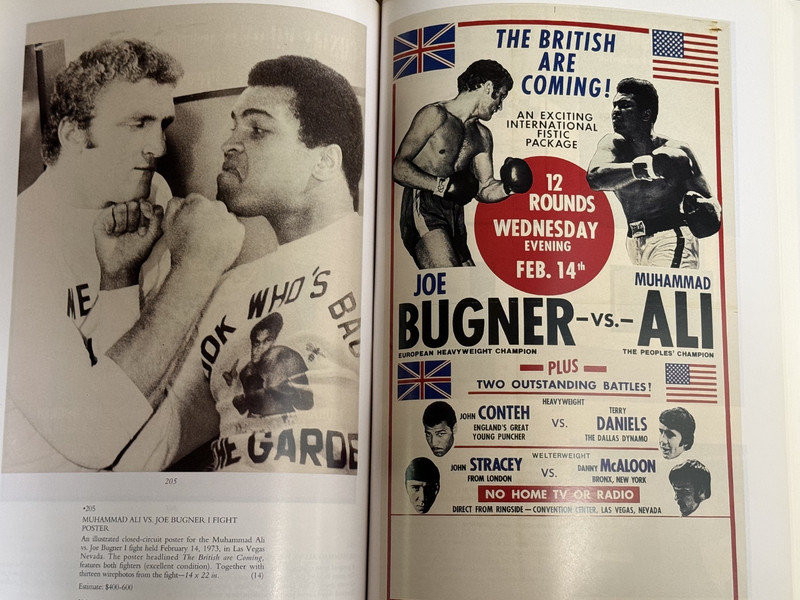 Muhammed Ali The Paloger Collection Christie's 1997 Softback Boxing Memorabilia gallery