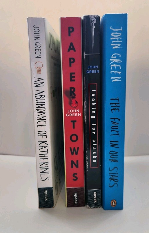 Lot of 4 John Green Novels GOOD COND AND SHIPS FOR FREE