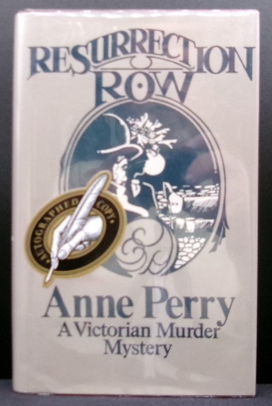 Anne Perry RESURRECTION ROW First edition SIGNED Mystery Thomas/Charlotte Pitt