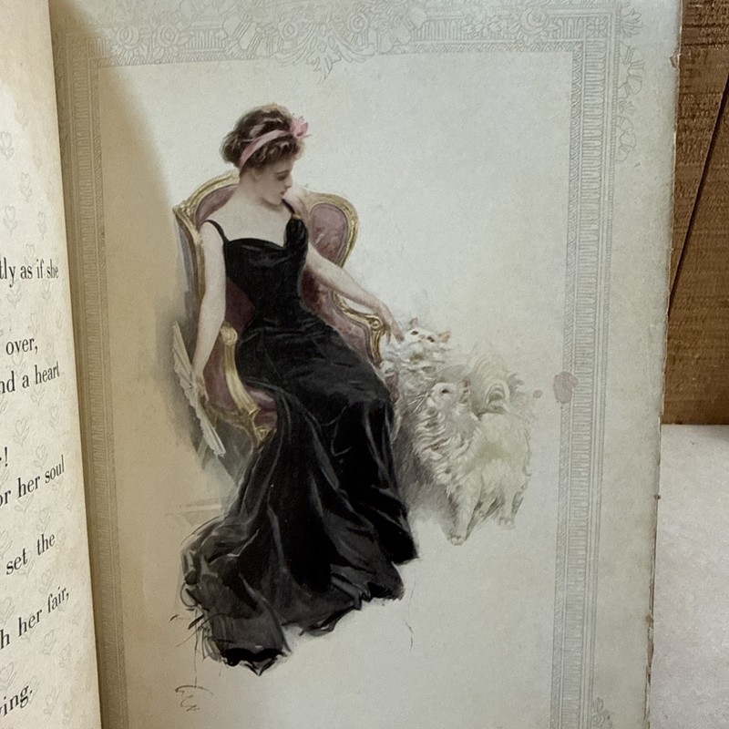 Harrison Fisher Bachelor Belles 1908 Book Color Plates & Poems Fashion Women gallery