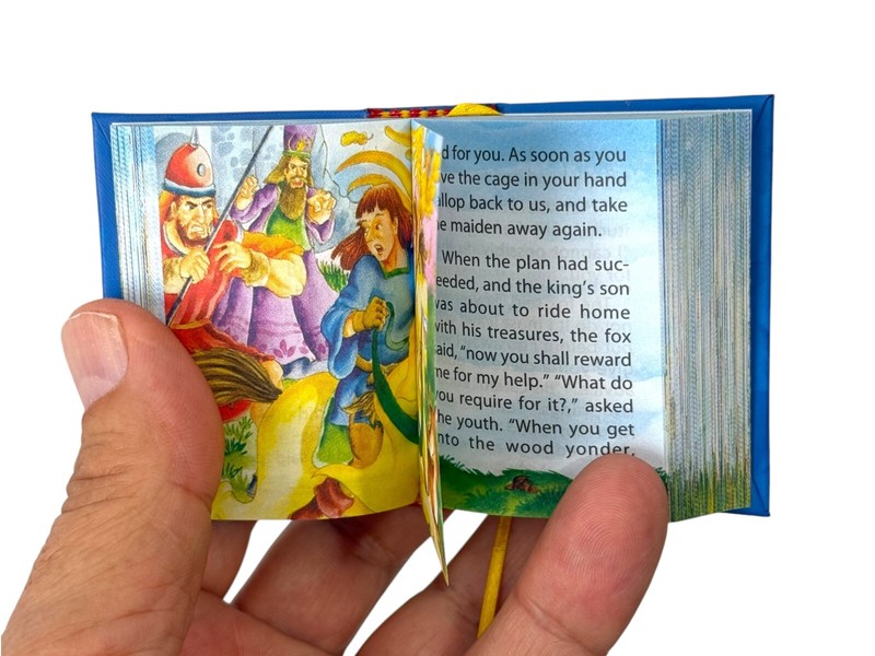 new Children's Tales Vol I full color illustrated miniature book hardbound gallery