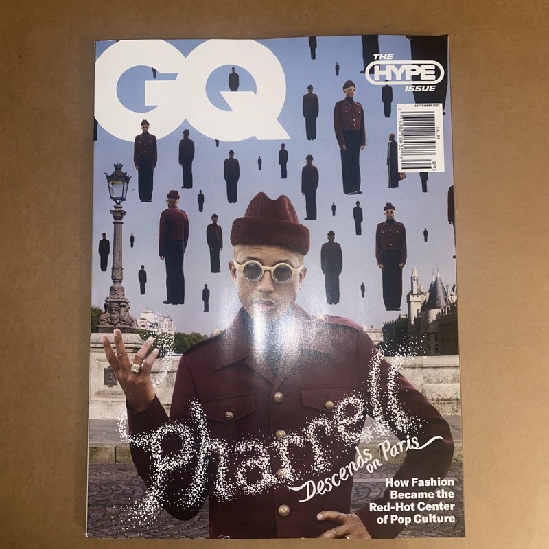 PHARRELL – GQ MAGAZINE- SEPTEMBER 2023 – BRAND NEW 136 PAGES FREE SHIPPING USA