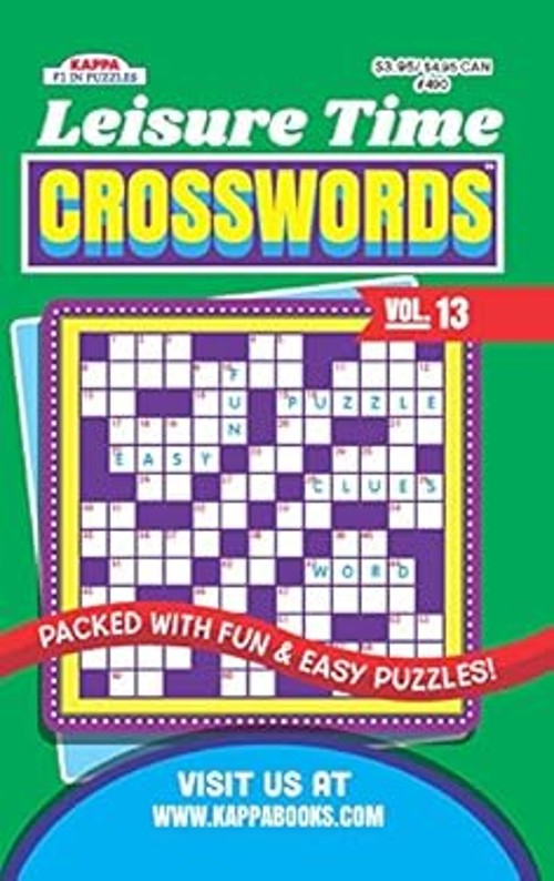 Leisure Time Puzzles, Crosswords Volume 9