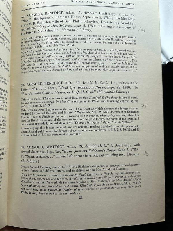 Parke-Bernet Catalog: The Mercantile Library Association Collection of New York gallery
