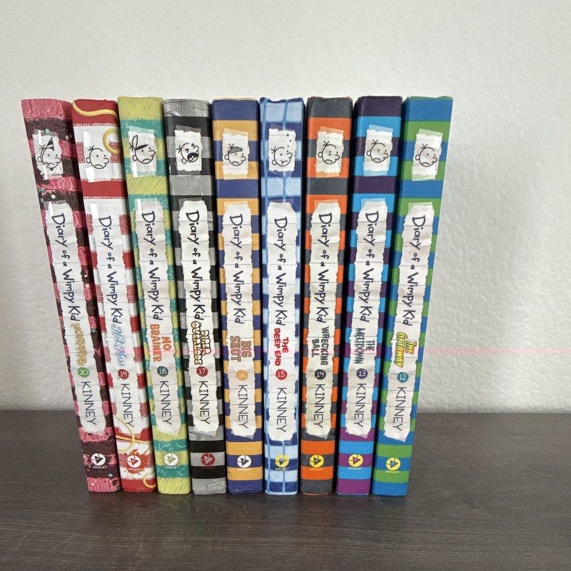 Jeff Kinney Diary of a Wimpy Kid Hardcover Illustrated Book Lot Ages 9-12