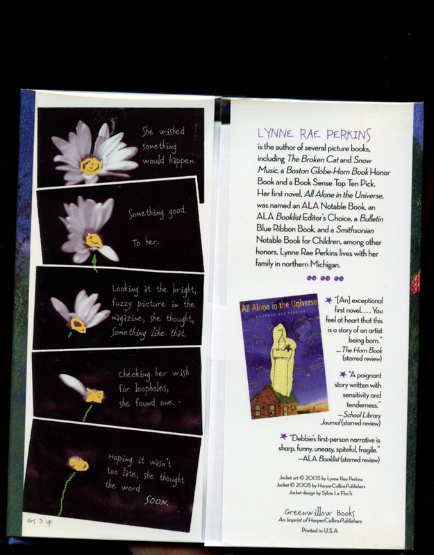 Wolk, Lauren: Criss Cross ** Newbery Honor ** HB/DJ 1st/1st gallery