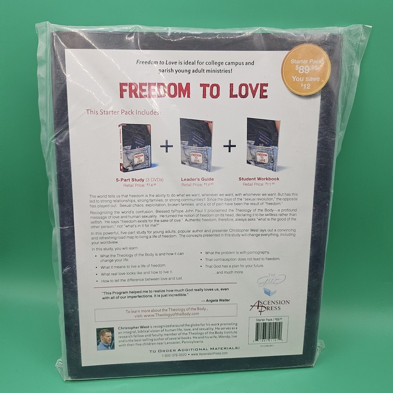 Freedom To Love Theology of the Body Passport STARTER PACK Christopher West NEW gallery