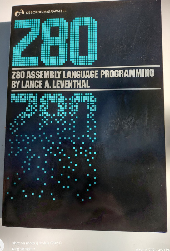Z80 ASSEMBLY LANGUAGE PROGRAMMING Lance Leventhal Vintage 1979 PBk Computers PC