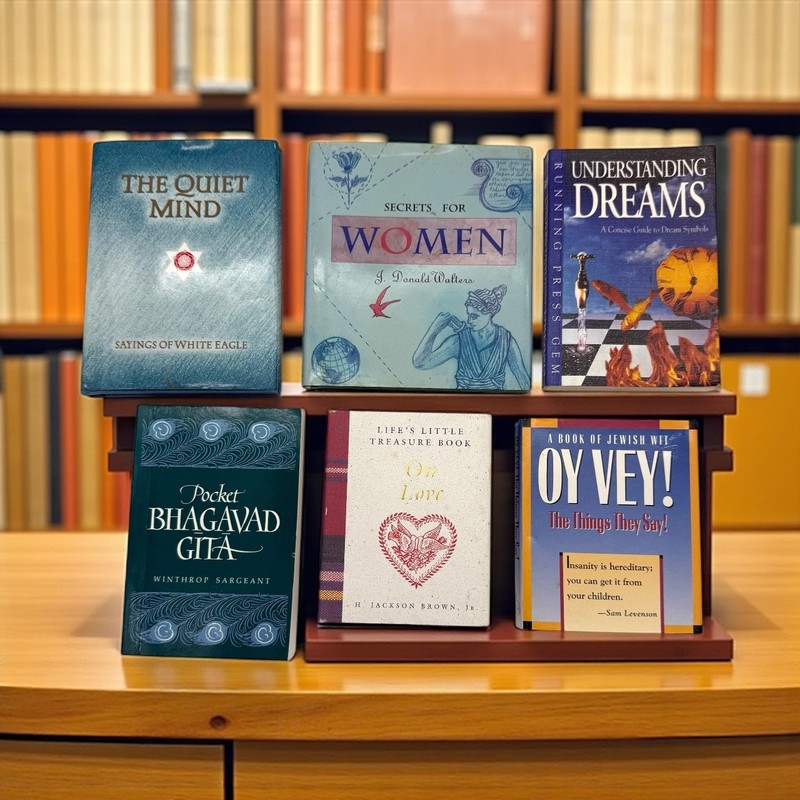 Lot of 6 Pocket Size Books, on Love, Spirituality, Wisdom and Humor. Excellent