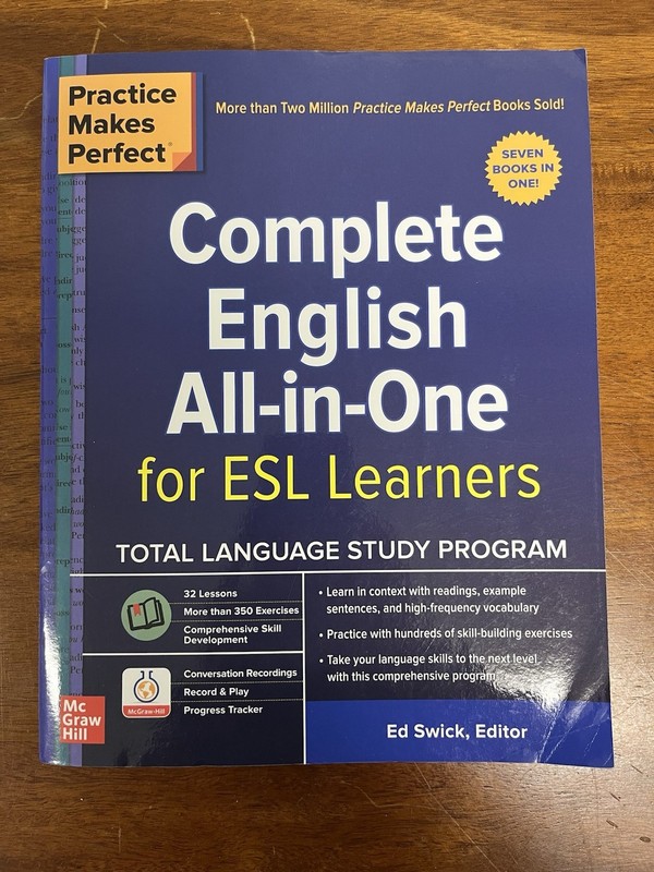 Practice Makes Perfect McGraw Hill Complete English Workbook 7-in-1 Ed Swick