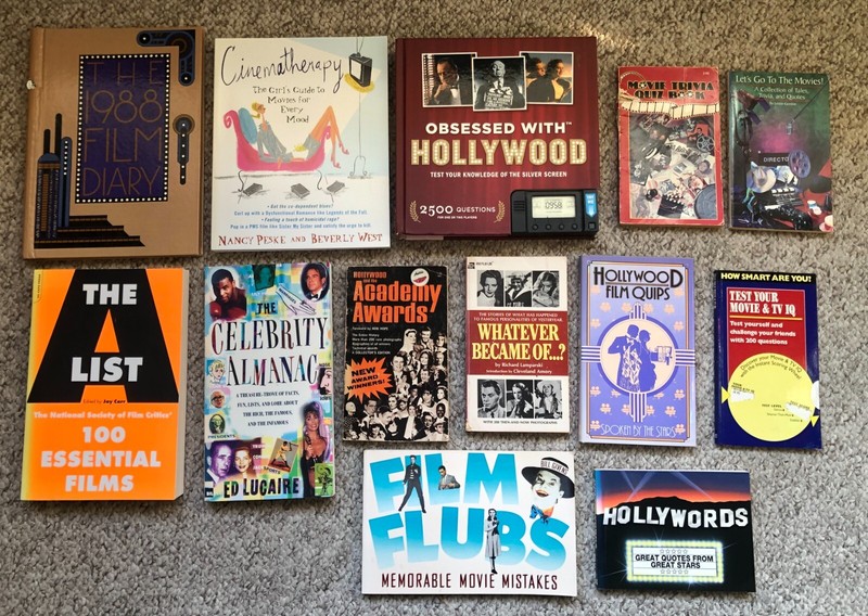Lot of 13 Books about Movies, Film, Cinema: Trivia, Quotes, Facts, Movie Stars