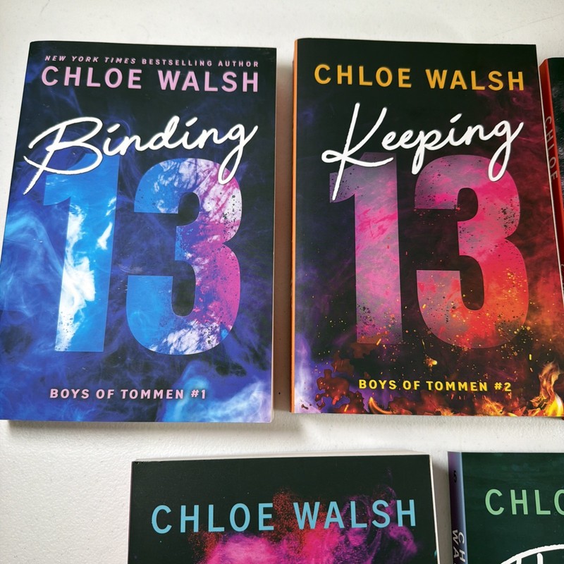 Lot 5 Boys of Tommen Chloe Walsh TPB Binding Keeping Saving Redeeming Taming gallery