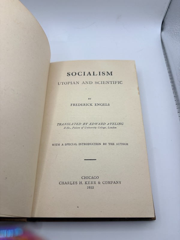 Engels Socialism Utopian And Scientific Book Communism 1908 Edition gallery