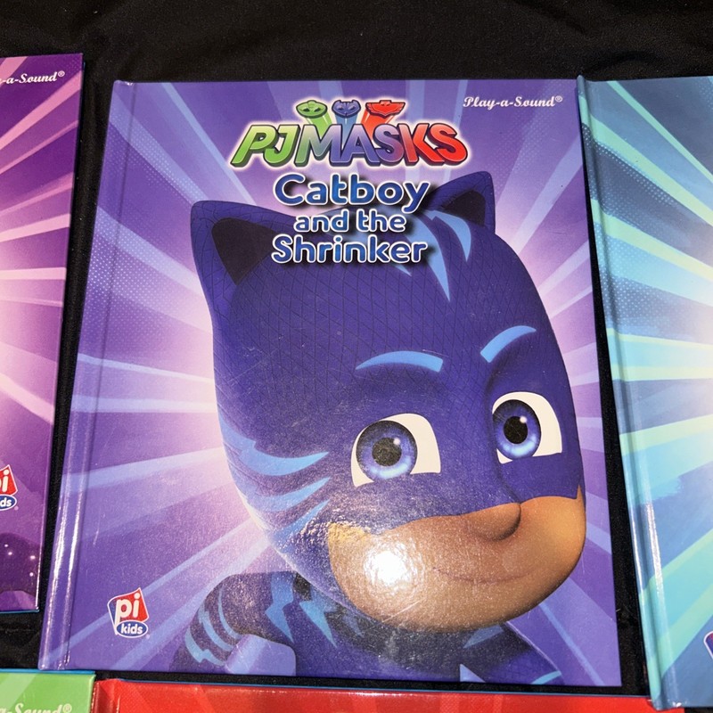 Lot of 6 PJ Masks Hardcover Play a Sound & Look and Find for Me Reader Books gallery