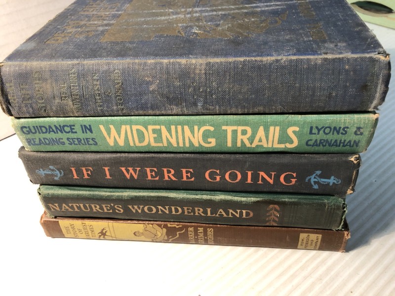 b Vintage ELEMENTARY SCHOOL Textbooks lot of 5 1930’s