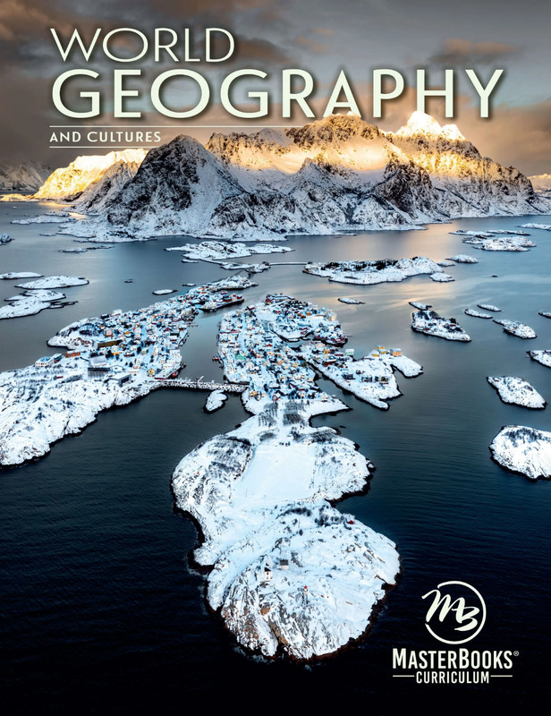 New Master Books WORLD GEOGRAPHY AND CULTURES Student Text Homeschool Gr 9-12