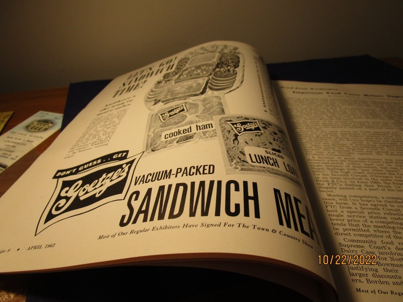 Rare April 1962 Maryland Grocers Magazine Famous Ice Skating Georg Von Birgelen gallery