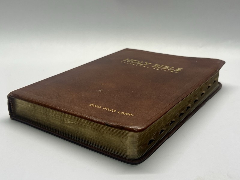 1972 Holy Bible KJV Reference Edition Nelson/ Genuine Leather Red Letter gallery