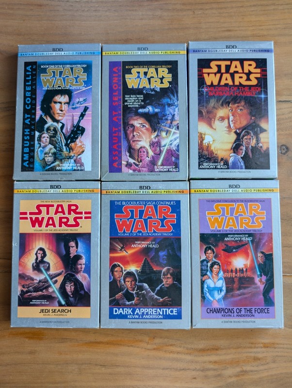 Star Wars Bantam Doubleday Dell Audio Cassette Collection – Like New