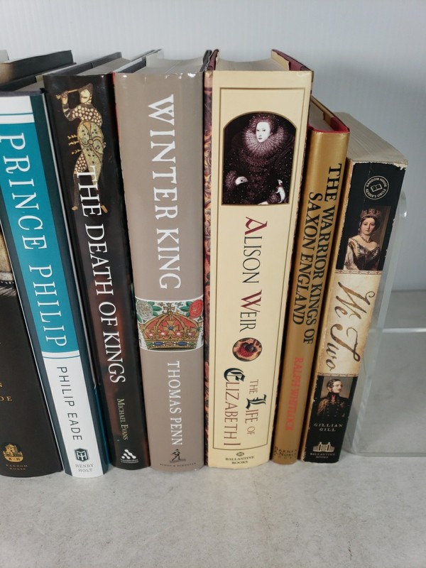 British Royalty History (9 Book Lot) England, United Kingdom, Kings, Queens gallery