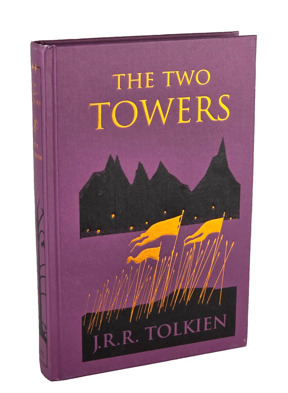 The TWO TOWERS Collector’s Edition by J.R.R. Tolkien Deluxe Hardcover *Like New*
