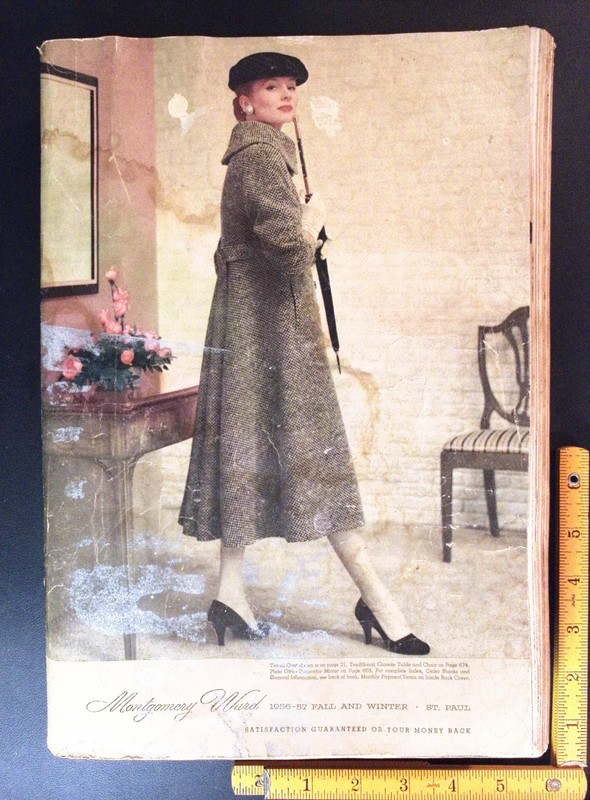 1956-1957 Montgomery Ward Fall & Winter Catalog-St Paul – 1000+ pages – Vintage
