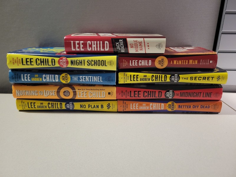Jack Reacher Hardcover Lot of 9. Lee Child /Andrew Child. See Pictures For Title