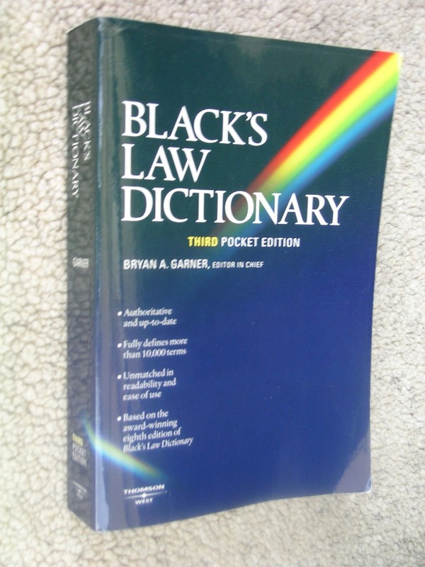 Black’s Law Dictionary (Pocket), 3rd Edition